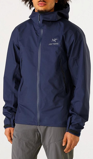 Куртка мужская Arcteryx Beta Black Sapphire - Фото 2 большая