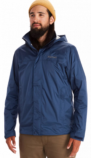 Куртка мужская Marmot PreCip Eco (Tall) Arctic Navy - Фото 2 большая