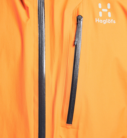 Куртка мужская Haglofs L.I.M Flame Orange - Фото 9 большая