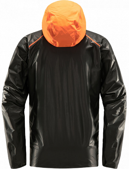 Куртка мужская Haglofs L.I.M Breathe GTX Shakedry Magnetite/Flame Orange - Фото 2 большая