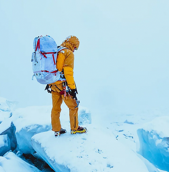 Куртка мужская The North Face Pumori Gore-Tex Pro Summit Gold-Citrine Yellow - Фото 3 большая