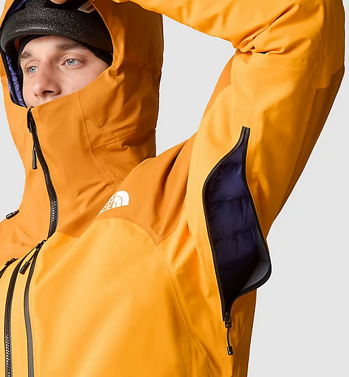 Куртка мужская The North Face Pumori Gore-Tex Pro Summit Gold-Citrine Yellow - Фото 9 большая