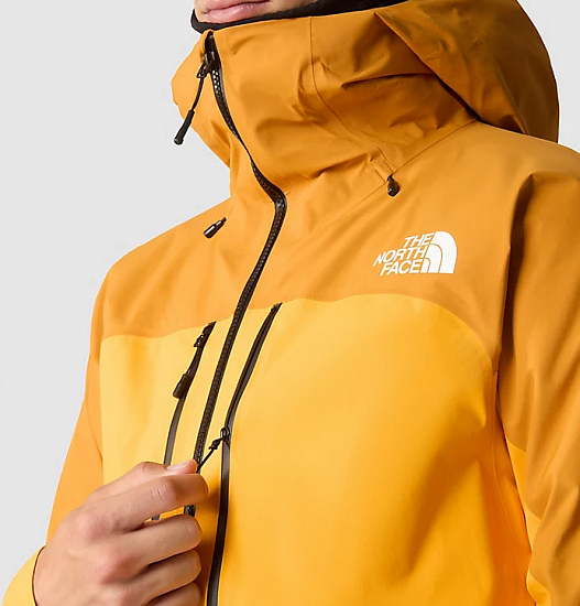 Куртка мужская The North Face Pumori Gore-Tex Pro Summit Gold-Citrine Yellow - Фото 14 большая
