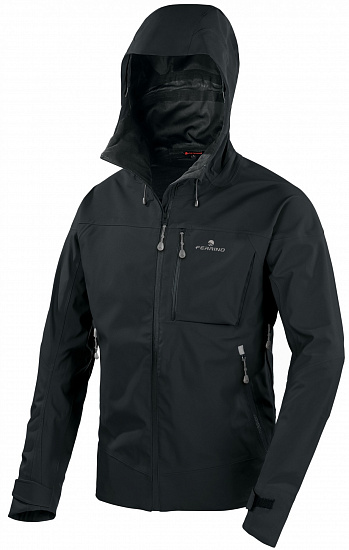 Куртка мужская Ferrino Valdez Black - Фото 1 большая