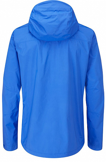 Куртка мужская Rab Downpour Plus 2.0 Polar Blue - Фото 2 большая