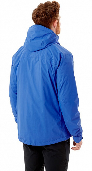 Куртка мужская Rab Downpour Plus 2.0 Polar Blue - Фото 4 большая