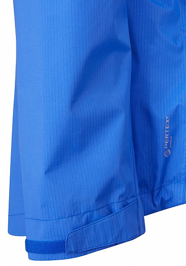 Куртка мужская Rab Downpour Plus 2.0 Polar Blue - Фото 5 большая