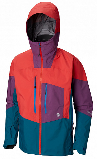 Куртка мужская Mountain Hardwear Exposure/2 Gore-Tex Pro RacerskiPatrol/Purple/Lake - Фото 3 большая