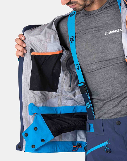 Куртка мужская Ternua Mauna Kea Nautical Blue - Фото 12 большая
