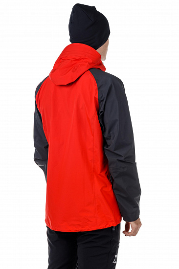 Куртка мужская Haglofs Roc Spirit Pop Red/Slate - Фото 9 большая