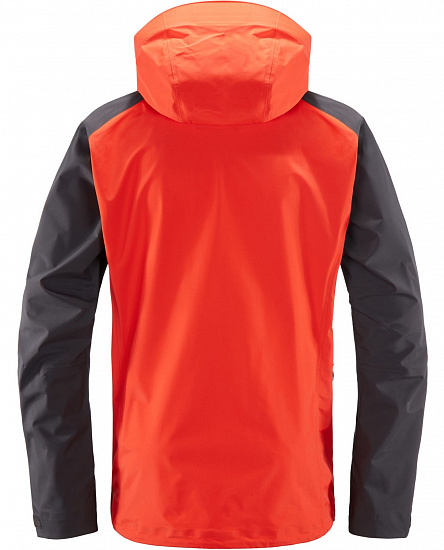 Куртка мужская Haglofs Roc Spirit Pop Red/Slate - Фото 2 большая
