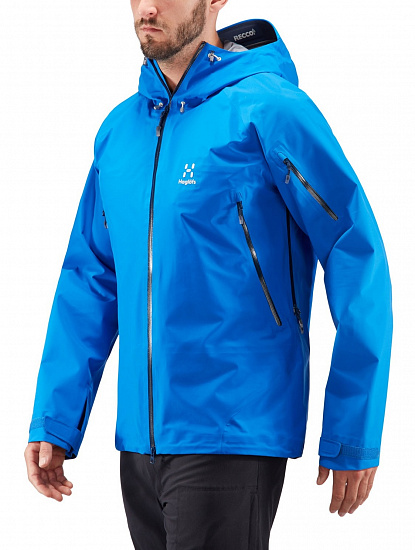 Куртка мужская Haglofs Roc Spirit Storm Blue - Фото 3 большая