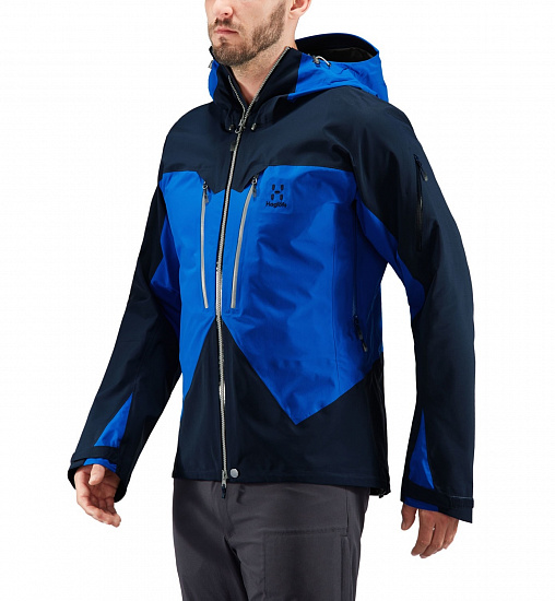 Куртка мужская Haglofs Spitz Storm Blue/Tarn Blue - Фото 3 большая