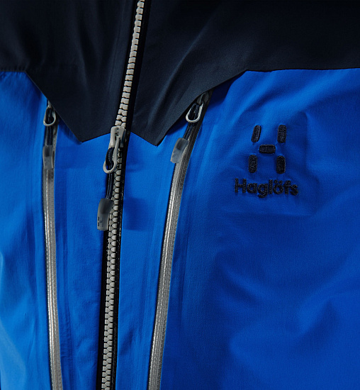 Куртка мужская Haglofs Spitz Storm Blue/Tarn Blue - Фото 6 большая
