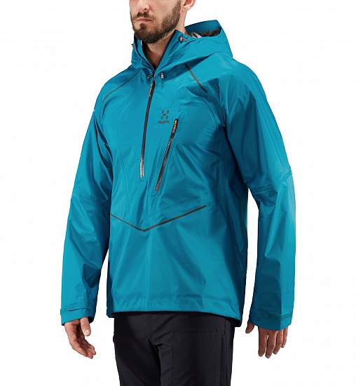 Куртка мужская Haglofs L.I.M Mtn Proof Anorak Mosaic Blue/Slate - Фото 3 большая