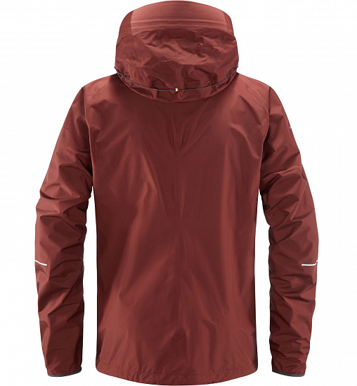 Куртка мужская Haglofs L.I.M Maroon Red - Фото 2 большая
