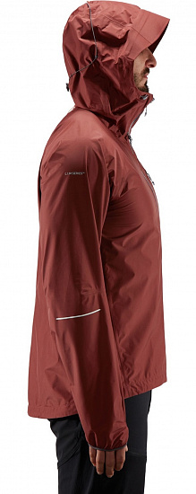 Куртка мужская Haglofs L.I.M Maroon Red - Фото 4 большая