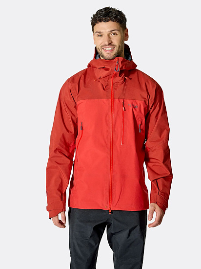 Куртка мужская Rab Latok Mountain Gtx Pro Tuscan Red/Dark Horizon - Фото 2 большая