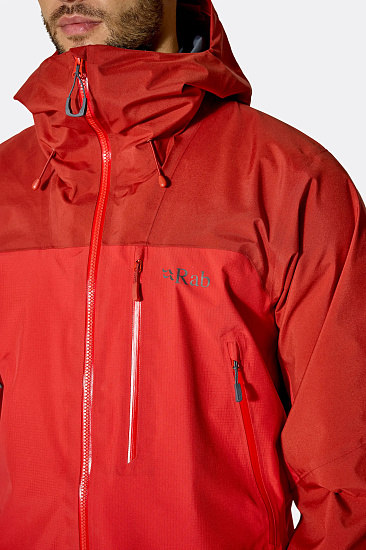 Куртка мужская Rab Latok Mountain Gtx Pro Tuscan Red/Dark Horizon - Фото 3 большая