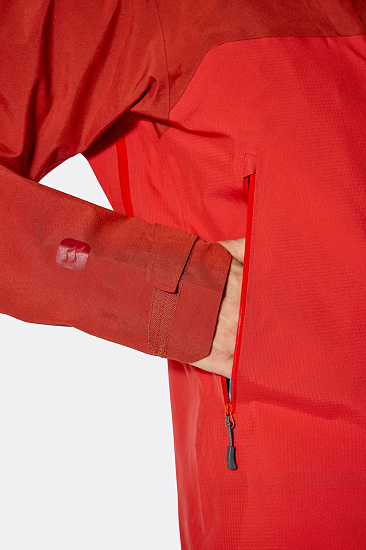 Куртка мужская Rab Latok Mountain Gtx Pro Tuscan Red/Dark Horizon - Фото 5 большая