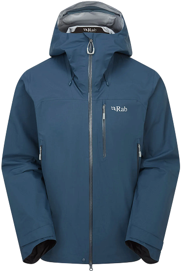 Куртка мужская Rab Firewall Mountain Tempest Blue - Фото 1 большая