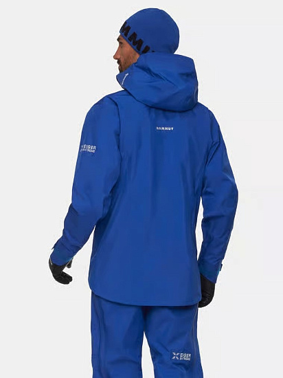 Куртка мужская Mammut Eiger Nordwand Advanced HS Hd Eiger Blue - Фото 5 большая