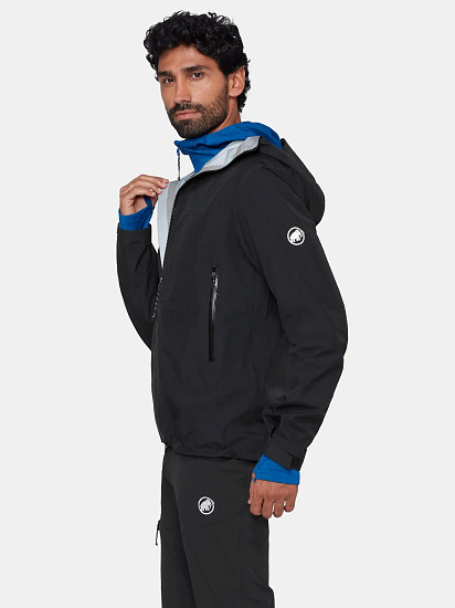 Куртка мужская Mammut Alto Guide HS Hd Black - Фото 3 большая