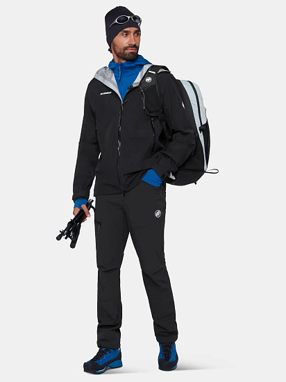 Куртка мужская Mammut Alto Guide HS Hd Black - Фото 10 большая