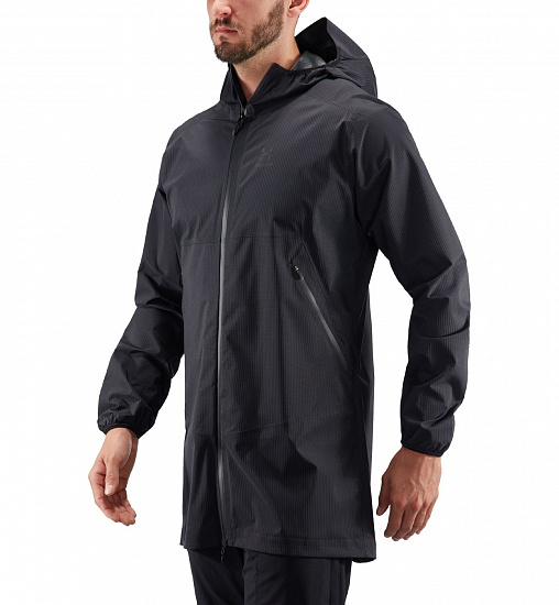 Куртка мужская Haglofs L.I.M Proof Parka True Black - Фото 3 большая