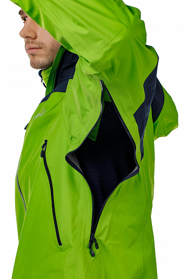 Куртка мужская Norrona Falketind Gore-Tex Bamboo Green - Фото 11 большая