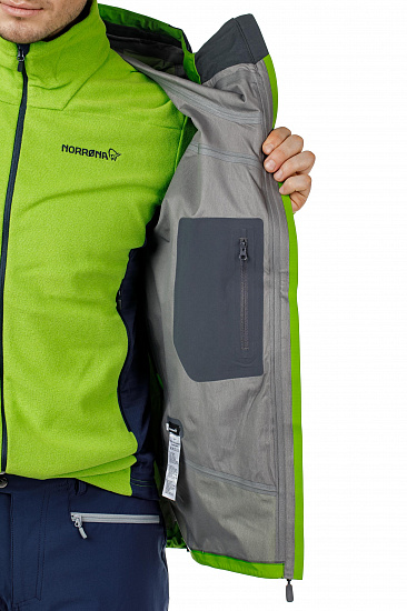 Куртка мужская Norrona Falketind Gore-Tex Bamboo Green - Фото 10 большая