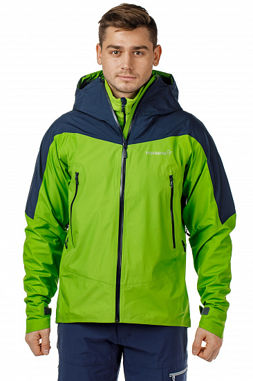 Куртка мужская Norrona Falketind Gore-Tex Bamboo Green - Фото 8 большая