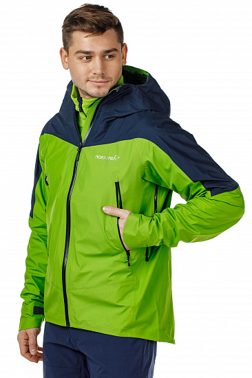 Куртка мужская Norrona Falketind Gore-Tex Bamboo Green - Фото 7 большая