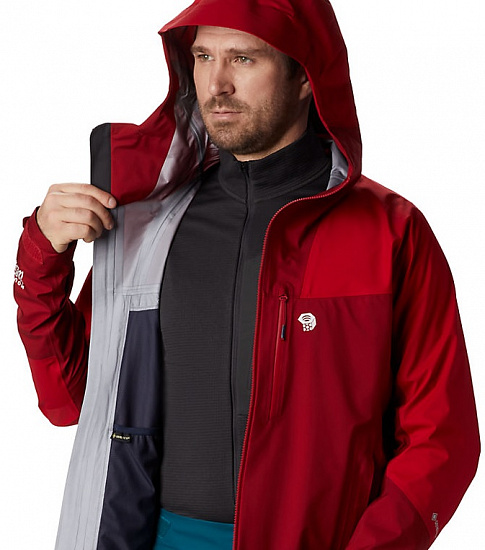 Куртка мужская Mountain Hardwear Exposure/2 Gore-Tex Active Розовый - Фото 6 большая
