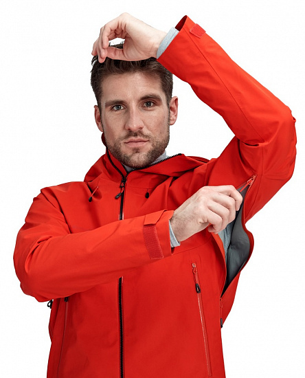 Куртка мужская Mammut Crater HS Hooded Spicy - Фото 5 большая