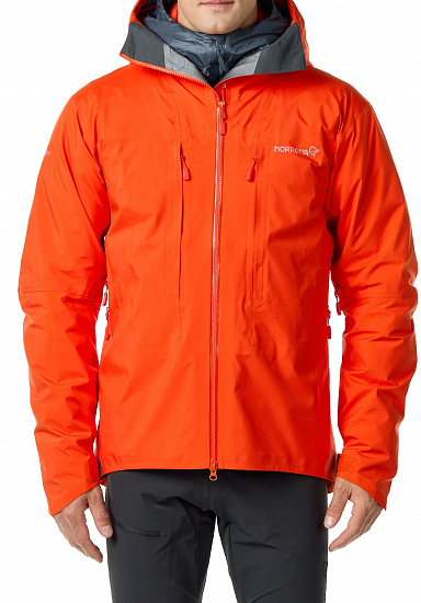 Куртка мужская Norrona Trollveggen Gore-Tex Pro Light Arednalin Red - Фото 1 большая