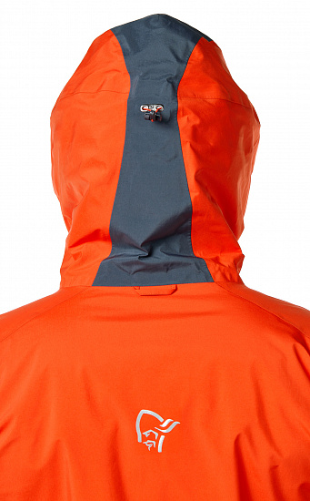Куртка мужская Norrona Trollveggen Gore-Tex Pro Light Arednalin Red - Фото 5 большая