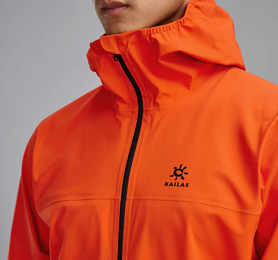 Куртка мужская Kailas Aero Nebular Sunset Orange - Фото 5 большая