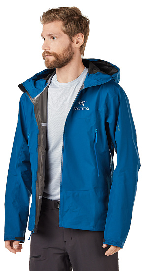 Куртка мужская Arcteryx Beta SL Hybrid Cobalt Sun - Фото 9 большая