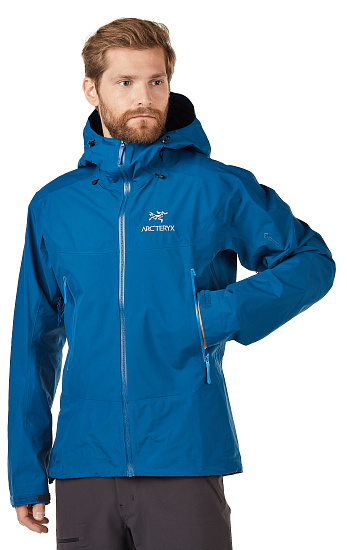 Куртка мужская Arcteryx Beta SL Hybrid Cobalt Sun - Фото 7 большая