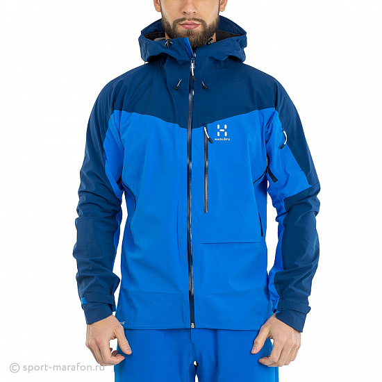 Куртка мужская Haglofs Touring Proof Vibrant Blue/Hyrricane Blue - Фото 3 большая