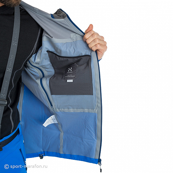 Куртка мужская Haglofs Touring Proof Vibrant Blue/Hyrricane Blue - Фото 11 большая
