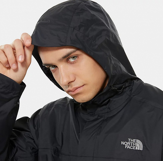 Куртка мужская The North Face Venture 2 TNF Black/Mid Grey - Фото 9 большая