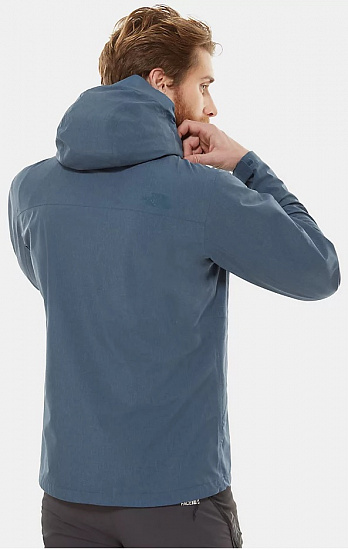 Куртка мужская The North Face Dryzzle FutureLight Blue Wing Teal Heather - Фото 3 большая