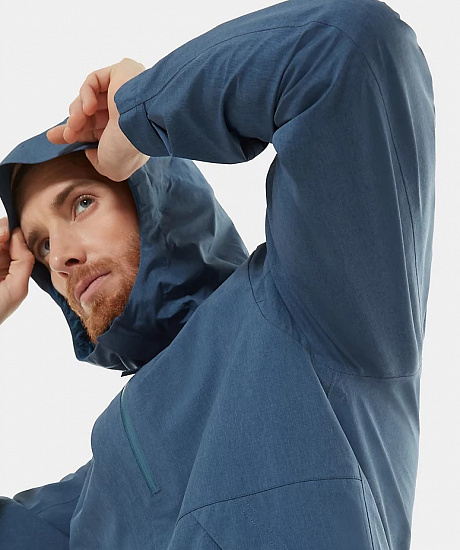 Куртка мужская The North Face Dryzzle FutureLight Blue Wing Teal Heather - Фото 9 большая