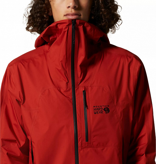 Куртка мужская Mountain Hardwear Exposure/2 Gore-Tex Paclite Plus Desert Red - Фото 4 большая