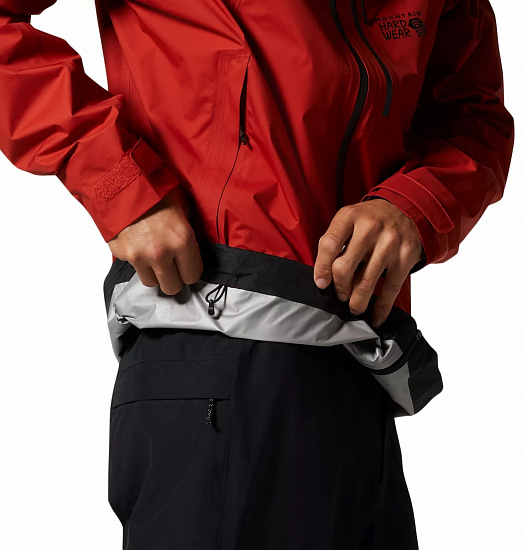 Куртка мужская Mountain Hardwear Exposure/2 Gore-Tex Paclite Plus Desert Red - Фото 6 большая