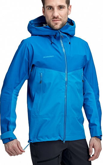 Куртка мужская Mammut Crater HS Hooded Gentian/Dark Gentian - Фото 4 большая