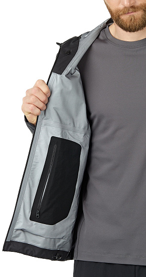 Куртка мужская Arcteryx Veilance Deploy LT Black - Фото 6 большая