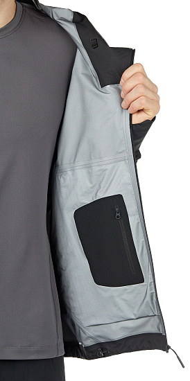 Куртка мужская Arcteryx Veilance Deploy LT Black - Фото 7 большая